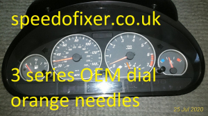 e46 oem  instrument replacement dials