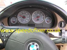 BMW E38 custom grey dial kit