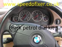 BMW E38 custom BLACK dial kit