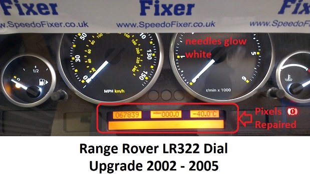 range rover custom dial Lr322