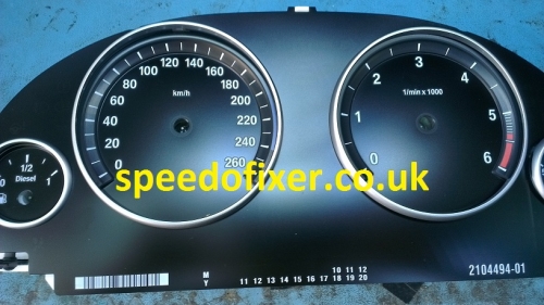 bmw kph mph speedometer dial conversion